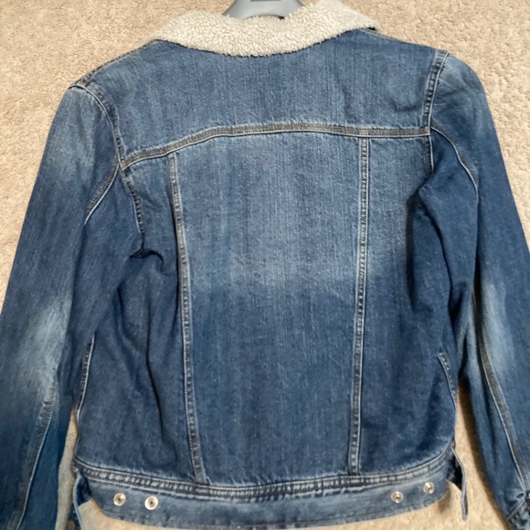 Vintage Fur Denim Jacket - Picture 2 of 5